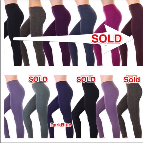 High Fleece Lined Leggings 2left! - Picture 4 of 8